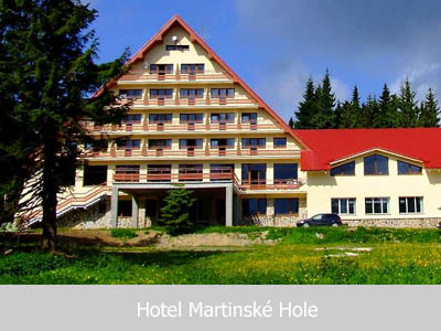 ubytovanie Hotel Martinsk Hole, Martinky